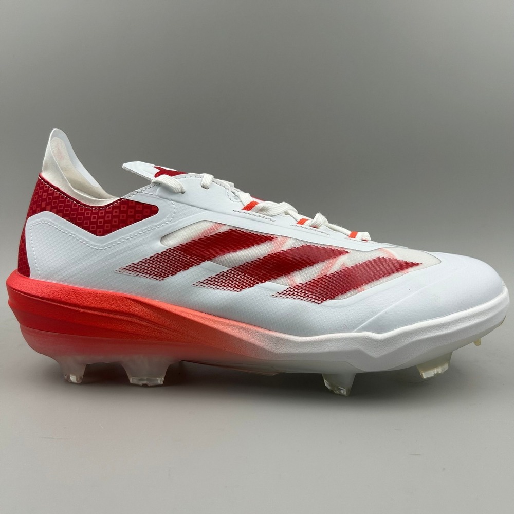 Adidas Adizero Impact TPU Men Size 12 Red White Baseball Cleats IH4729 NEW